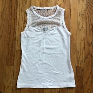 Express Heart Shaped Lace Top